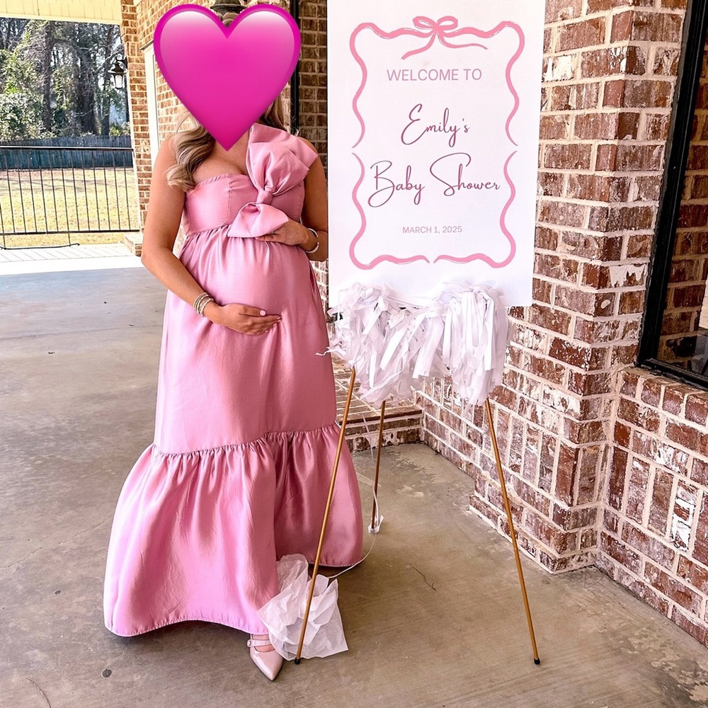 Petal and Pup Pink Bow dress